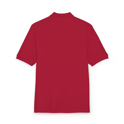 Embroidered Globe Logo Polo Shirt — The World Tour Casual Workwear