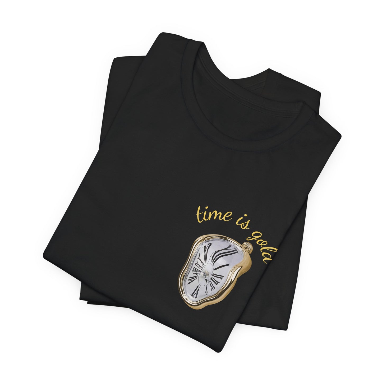 Melted Clock Tee — 'Time is a Gift' Surrealist Graphic T‑Shirt
