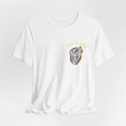 Melted Clock Tee — 'Time is a Gift' Surrealist Graphic T‑Shirt