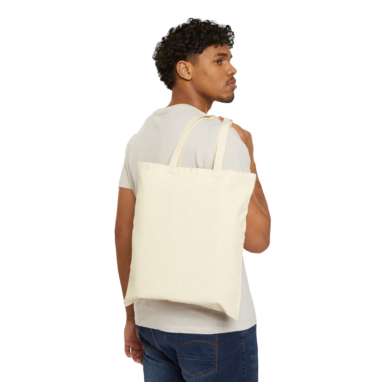 Celestial Sun & Moon Canvas Tote Bag — Minimalist Astrology Beach Grocery Shopper