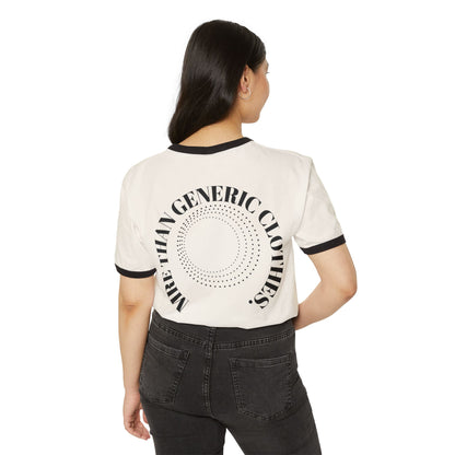 Ringer T-Shirt — "More Than Clothes" Arch Back Graphic