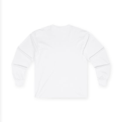 Long Sleeve Tee — Retro Globe Repeat "There Is No Country" Graphic