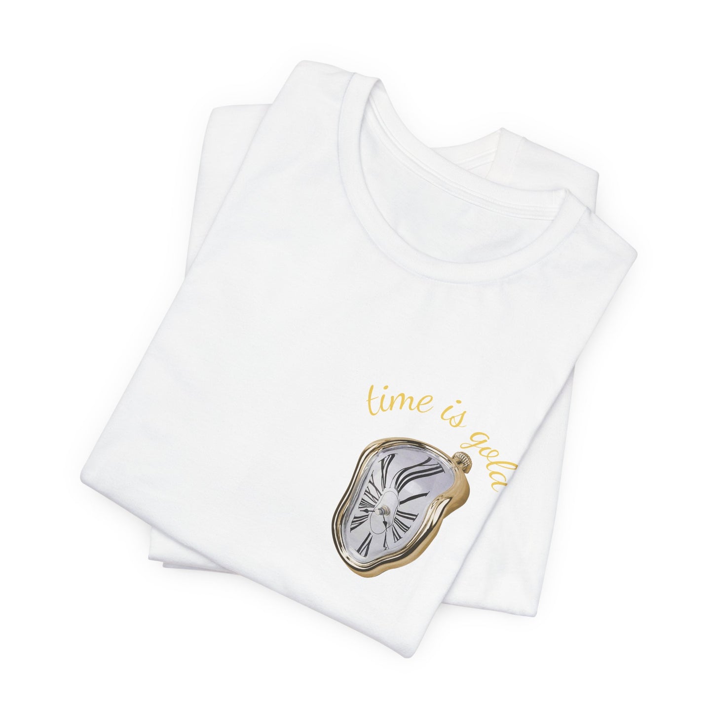 Melted Clock Tee — 'Time is a Gift' Surrealist Graphic T‑Shirt