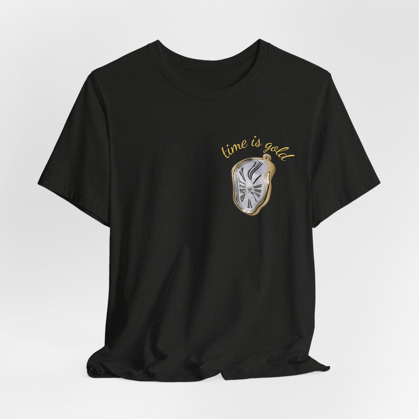 Melted Clock Tee — 'Time is a Gift' Surrealist Graphic T‑Shirt
