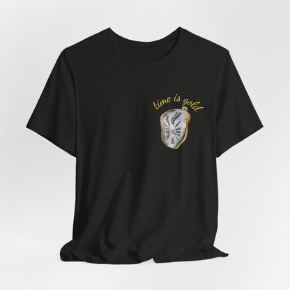 Melted Clock Tee — 'Time is a Gift' Surrealist Graphic T‑Shirt